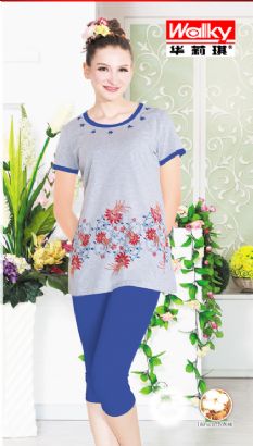 2016 summer women pajamas/homewear W-4386