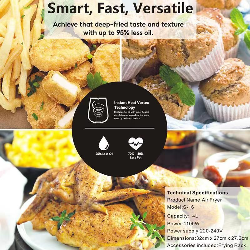 4L mechanism air fryer